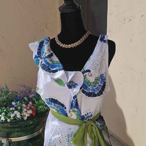 Womens One Piece Swimsuit With Sarong Size XL - Picture 5 of 9